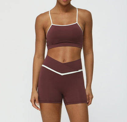 Basic Fitness Set mit Leggings oder Shorts