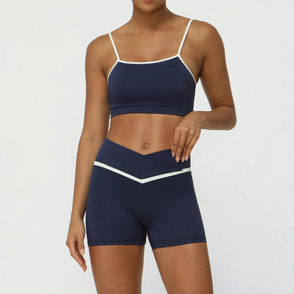 Basic Fitness Set mit Leggings oder Shorts
