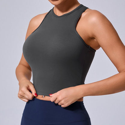 Basic schulterfreies Fitness Top