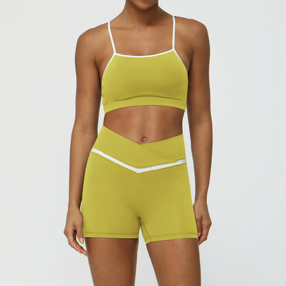 Basic Fitness Set mit Leggings oder Shorts
