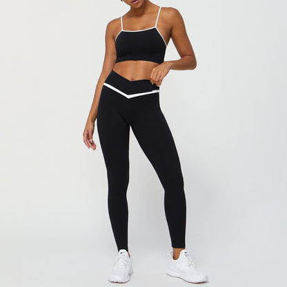 Basic Fitness Set mit Leggings oder Shorts
