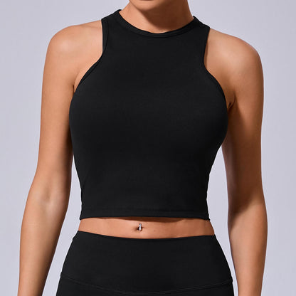 Basic schulterfreies Fitness Top