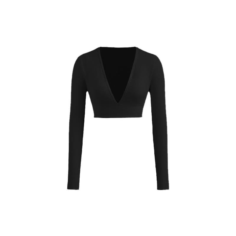 Longsleeve mit V-Neck