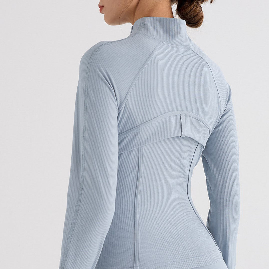 Fitnessjacke Coolmax gerippt