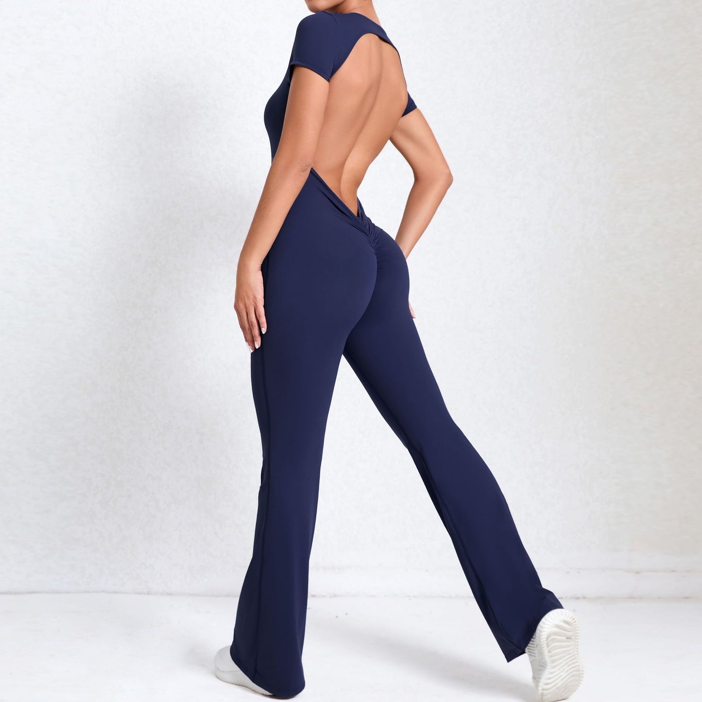 Onepiece Jumpsuit mit V-Rücken