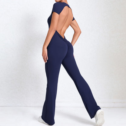 Onepiece Jumpsuit mit V-Rücken