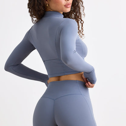 Fitness Set mit Turtleneck und Shorts Mix&Match