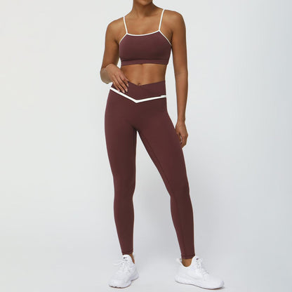 Basic Fitness Set mit Leggings oder Shorts