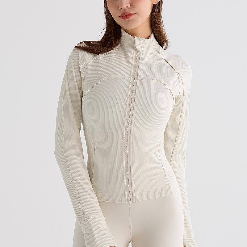 Fitnessjacke Coolmax gerippt