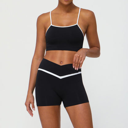 Basic Fitness Set mit Leggings oder Shorts